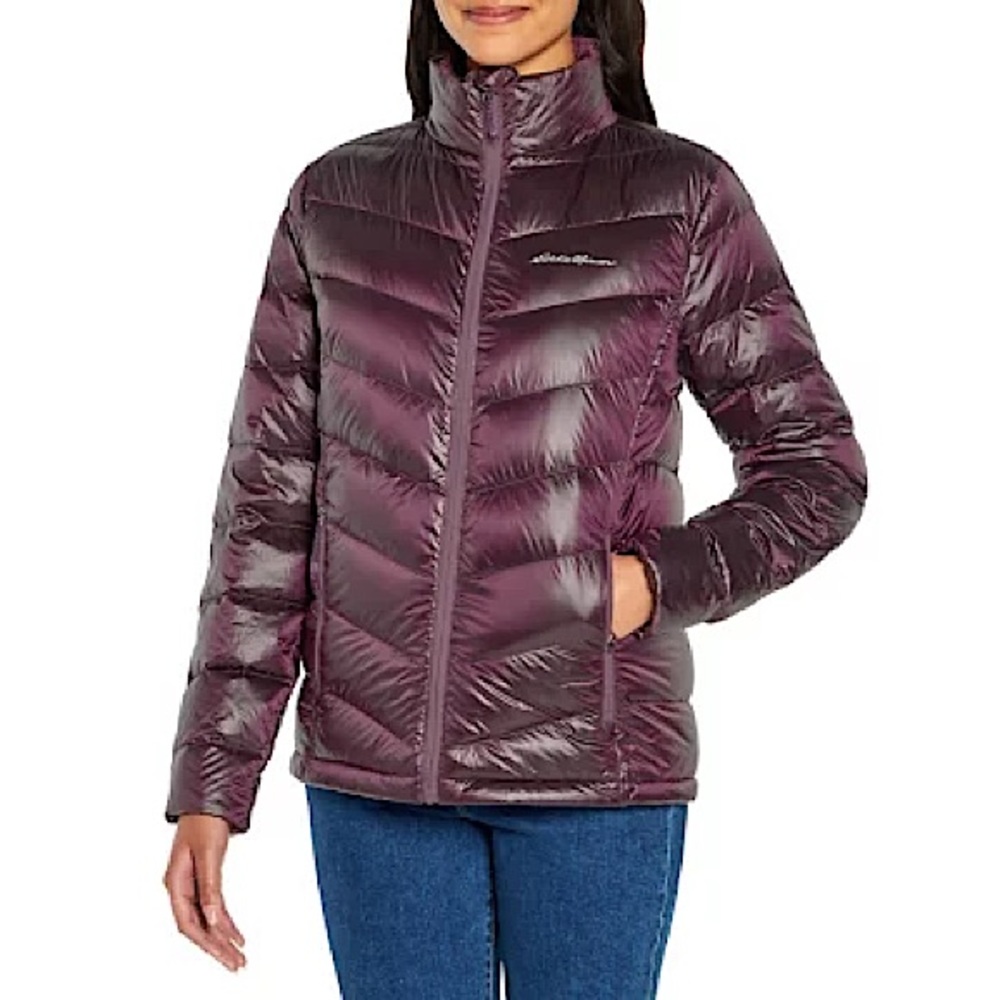 EDDIE BAUER • Women’s Purple Packable Down Puffer Jacket - Picture 5 of 8